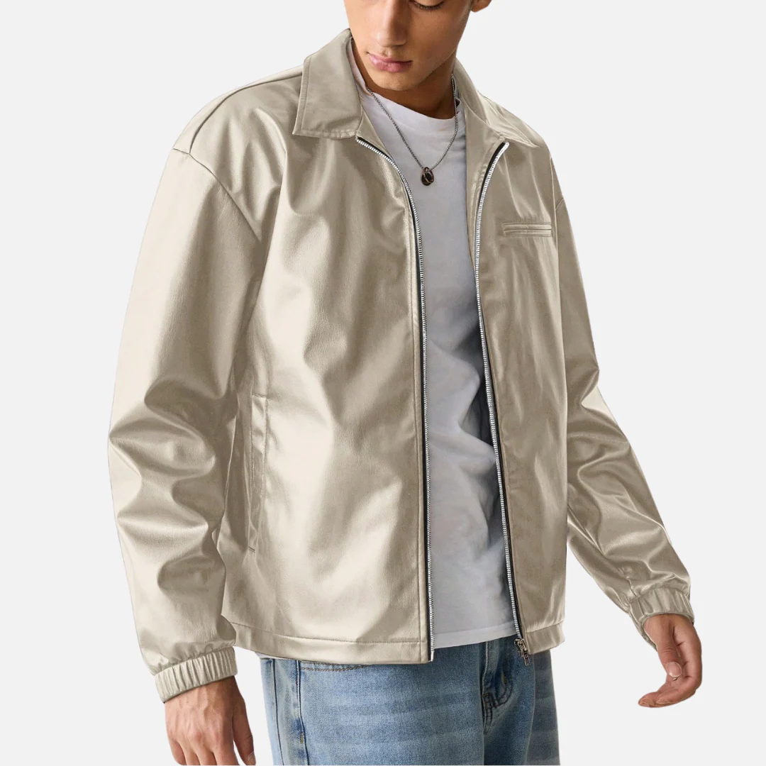 Jaqueta de Couro Masculina Urban