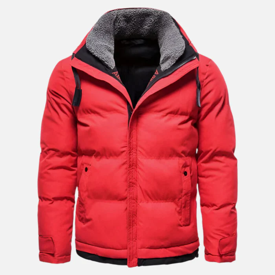 Jaqueta Masculina Puffer Forrada em Lã