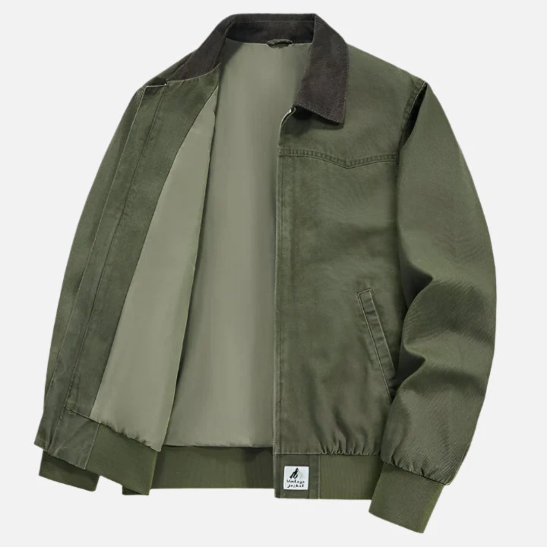 Jaqueta Bomber Vintage Masculina
