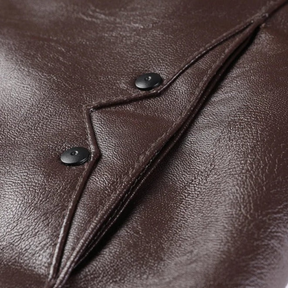 Jaqueta de Couro Masculina Alpha Man
