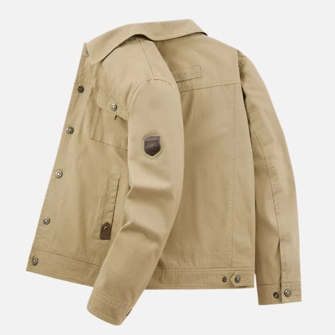 Jaqueta Casual Masculina em Algodão