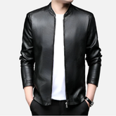 Jaqueta de Couro Masculina Alpha Man
