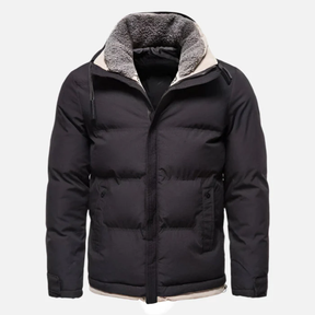 Jaqueta Masculina Puffer Forrada em Lã