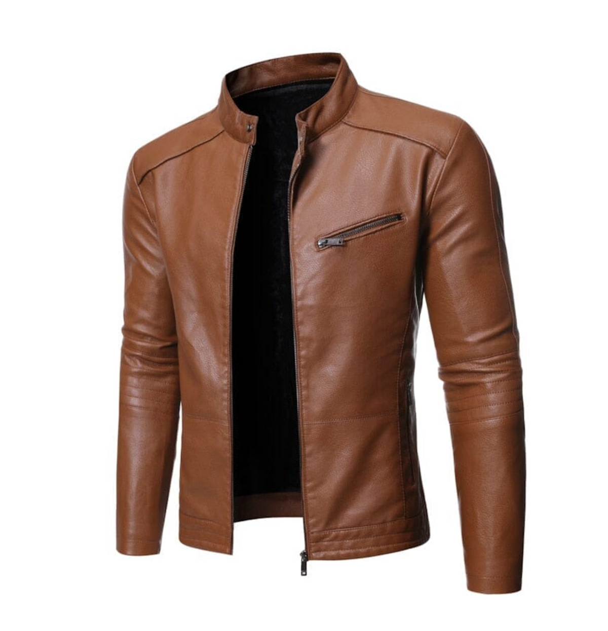 Jaqueta Masculina de Couro Madrid